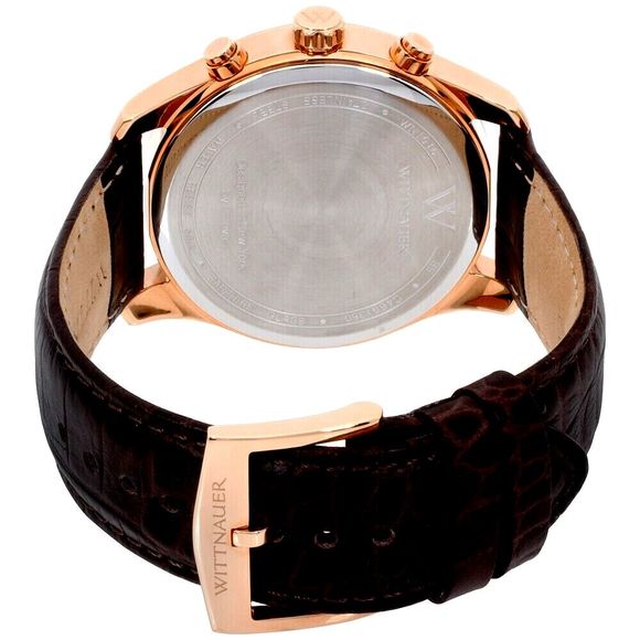Wittnauer Men's Quartz Chronograph Rose Gold LUXURY Watch Rare WN1016 - Picture 9 of 16